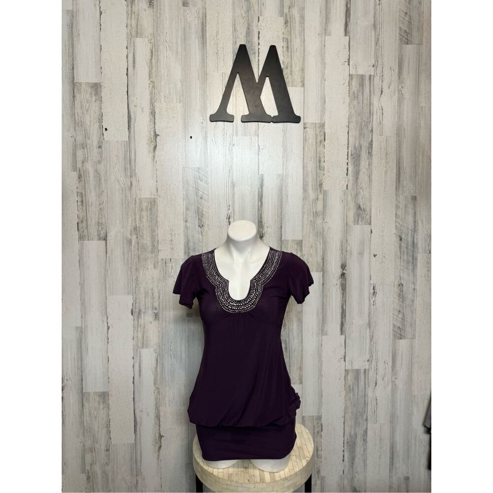 BEBE purple dress